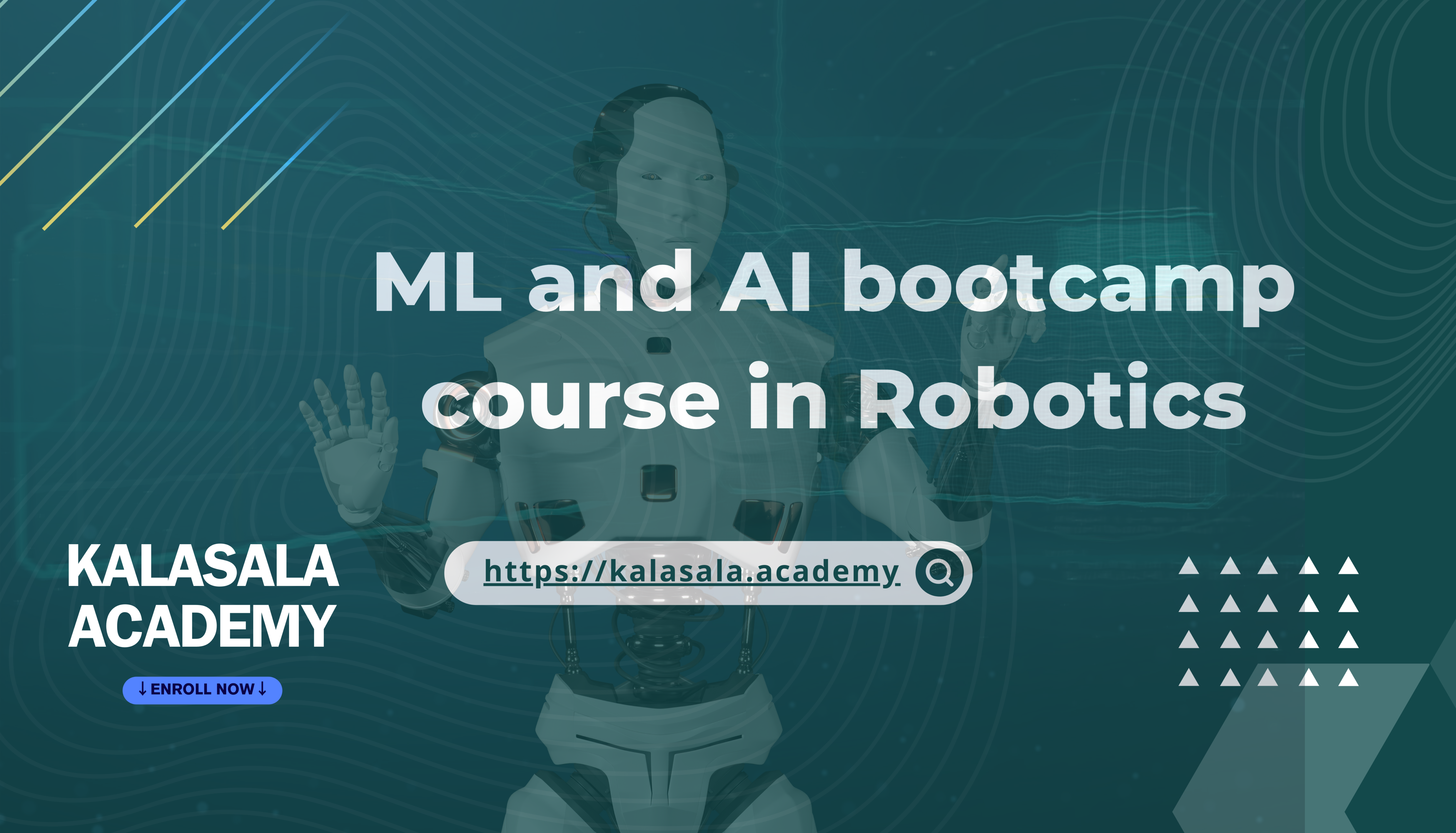 ML and AI bootcamp course in Robotics